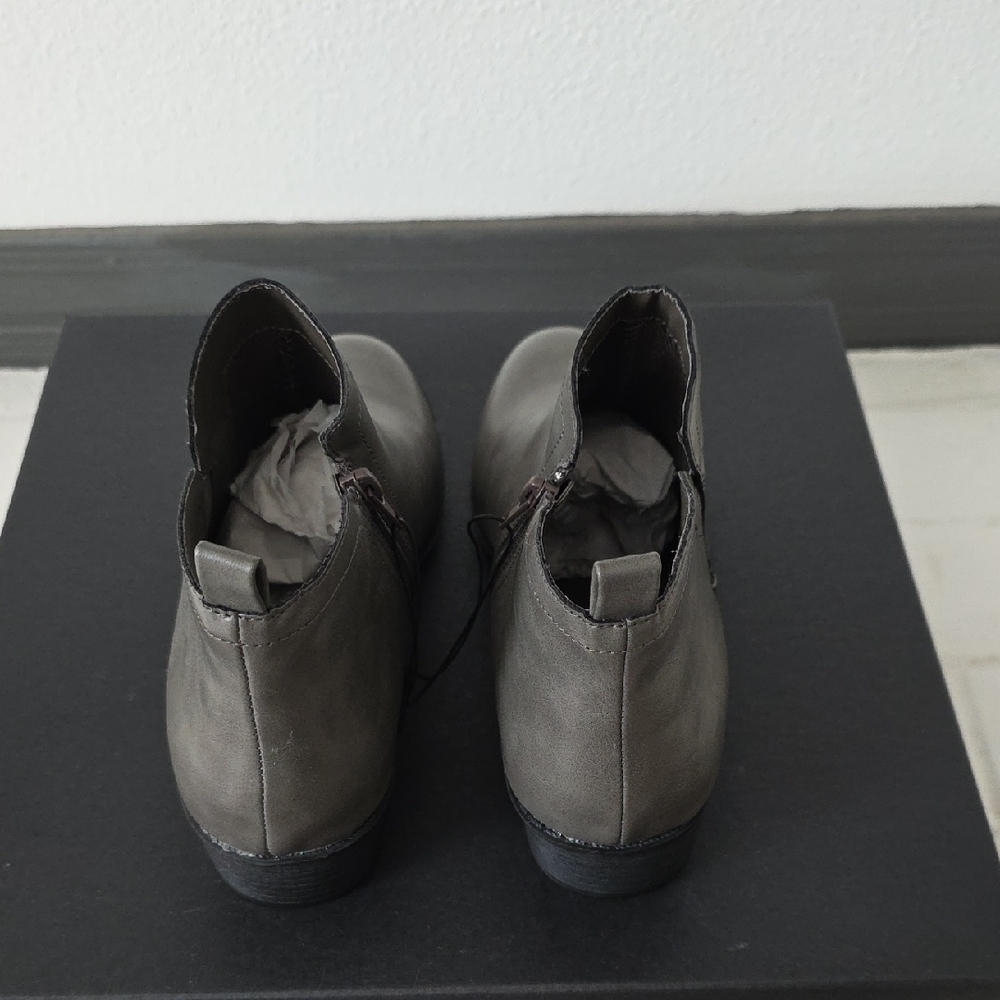 American Rag Gray Side-Zip Ankle Booties - Picture 4 of 5